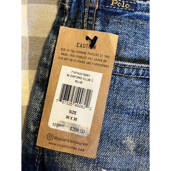 Polo Ralph Lauren Jeans Slim Fit "Paint Splatter" 30x30 - Picture 4 of 6